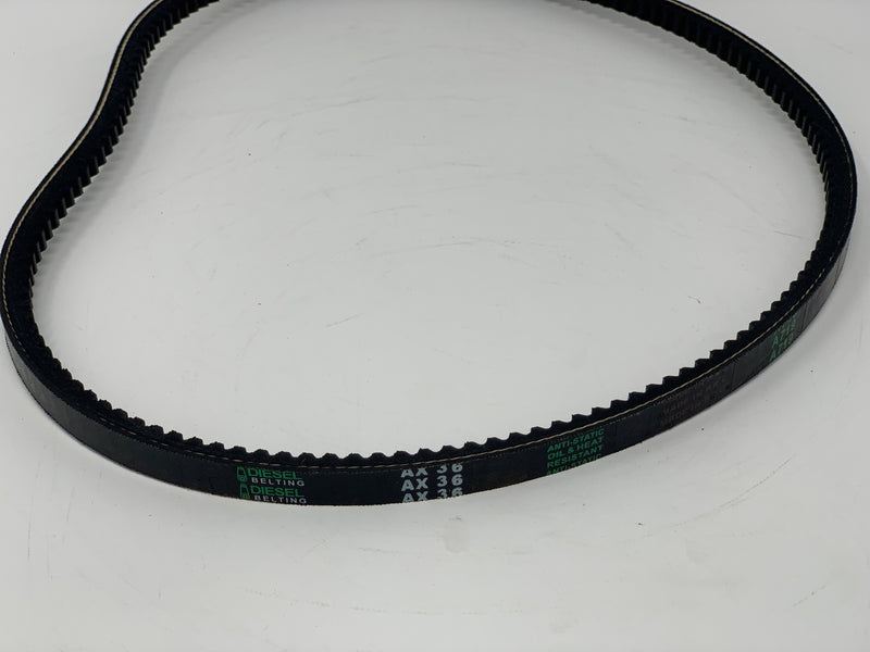 AX36 Classic Cogged V-Belt 1/2 x 38in Outside Circumference