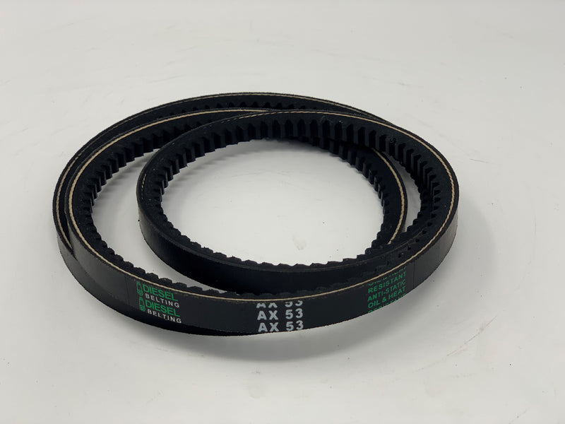 AX53 Classic Cogged V-Belt 1/2 x 55in Outside Circumference