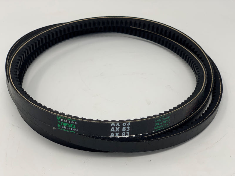 AX83 Classic Cogged V-Belt 1/2 x 85in Outside Circumference