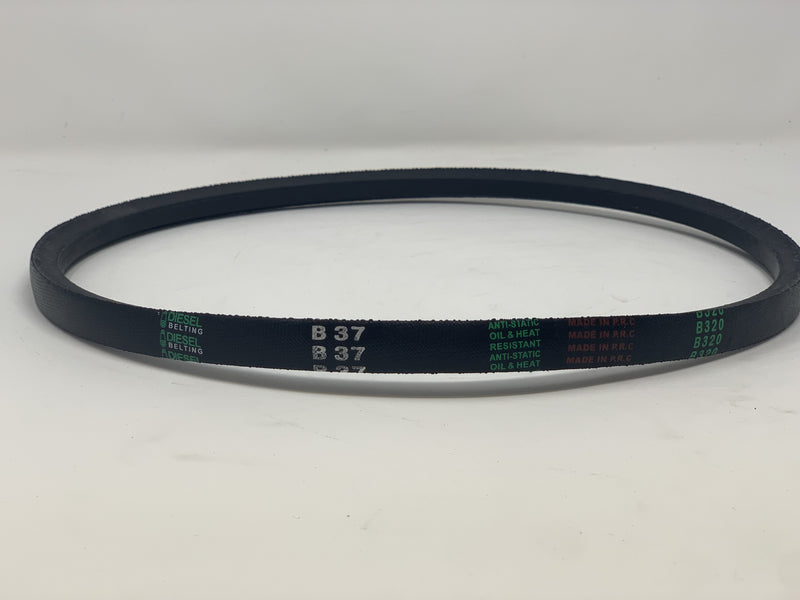 B37 V-Belt 21/32" x 40" Outside Circumference Classic Wrapped Diesel Belting