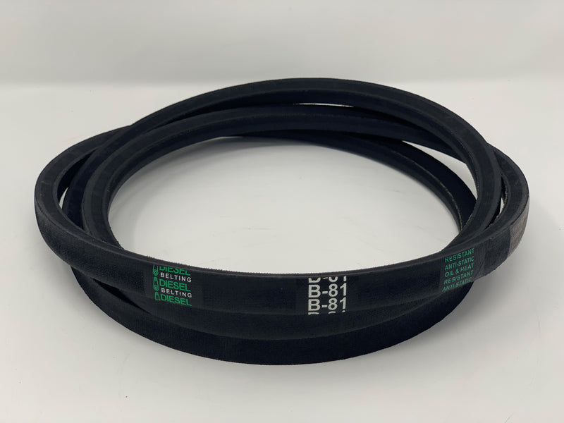 B81 Classic Wrapped V-Belt 21/32 x 84in Outside Circumference