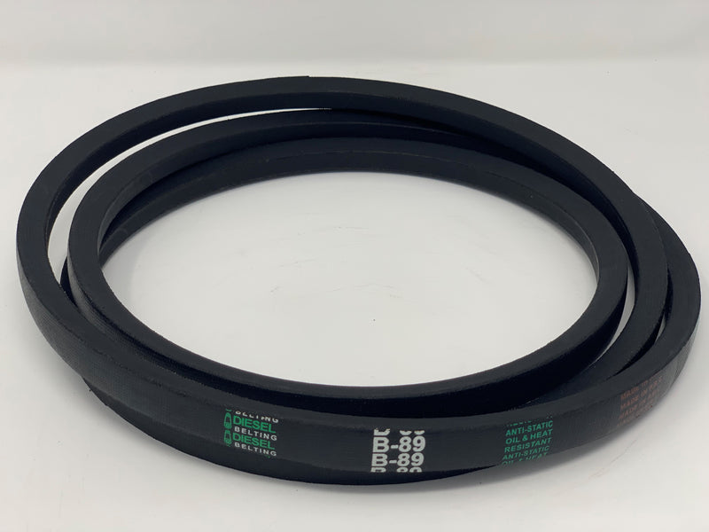 B89 Classic Wrapped V-Belt 21/32 x 92in Outside Circumference