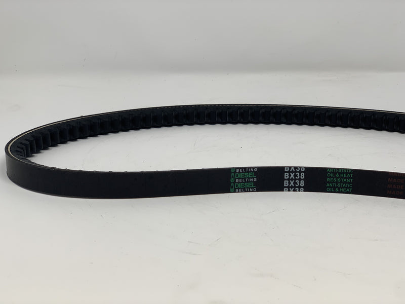 BX38 V-Belt 21/32" x 41" Outside Circumference Cogged Classic Diesel Belting