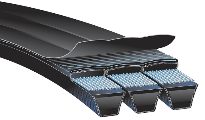 Gates Replacement 5/B75 Hi-Power II PowerBand V-Belts