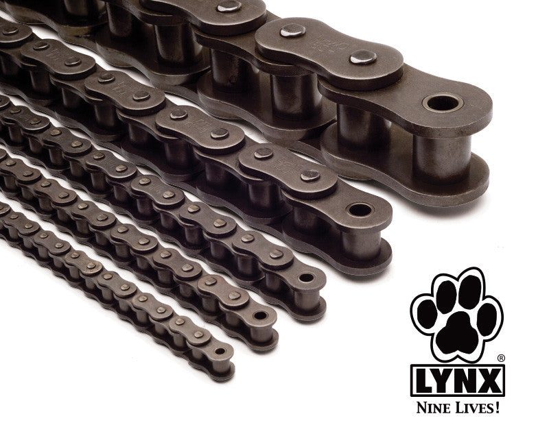 #25 Riveted Roller Chain - 10 Feet